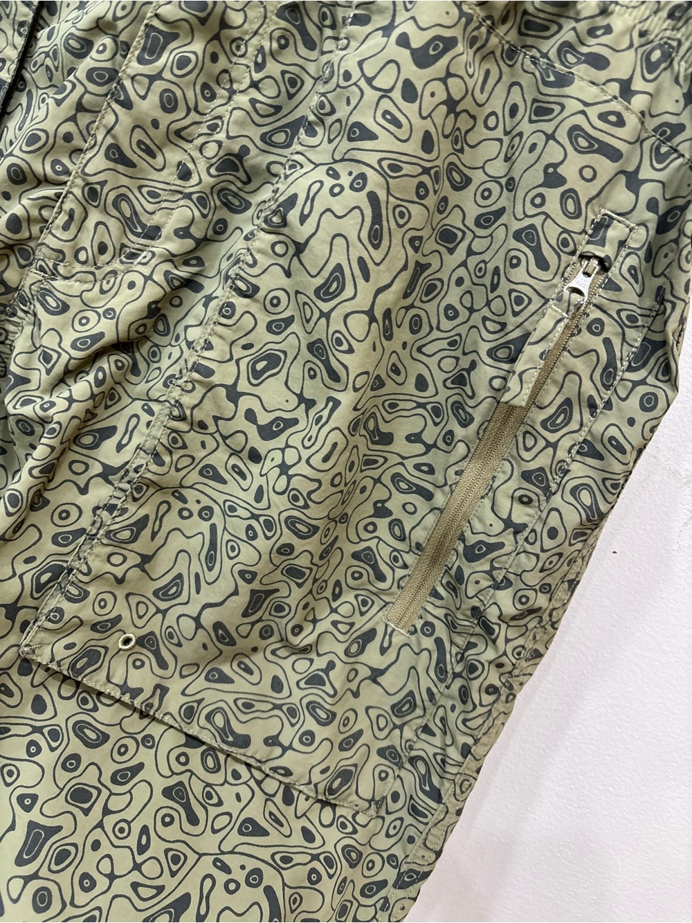 Howler Brothers Olive Green Patterned Athletic Shorts - Picture 6 of 12